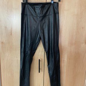 Black Leather Jegging